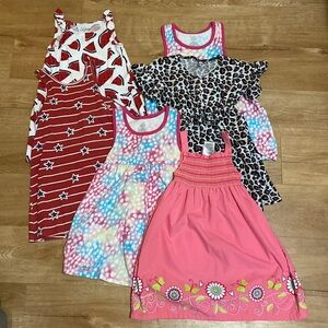 4T Toddler Summer Dress Bundle of 7